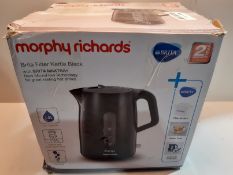 RRP £30.49 Morphy Richards 120009 Brita Filter Electric Jug Kettle, 3000 W, Black