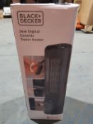 RRP £67.48 BLACK+DECKER BXSH44007GB Digital Oscillating Ceramic Tower Heater