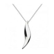 NEW Ladies Kit Heath Bevel edge sterling silver necklace 9174HP018 RRP £70Condition ReportBRAND