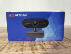 RRP £17.90 Webcam with Microphone and Tripod for PC