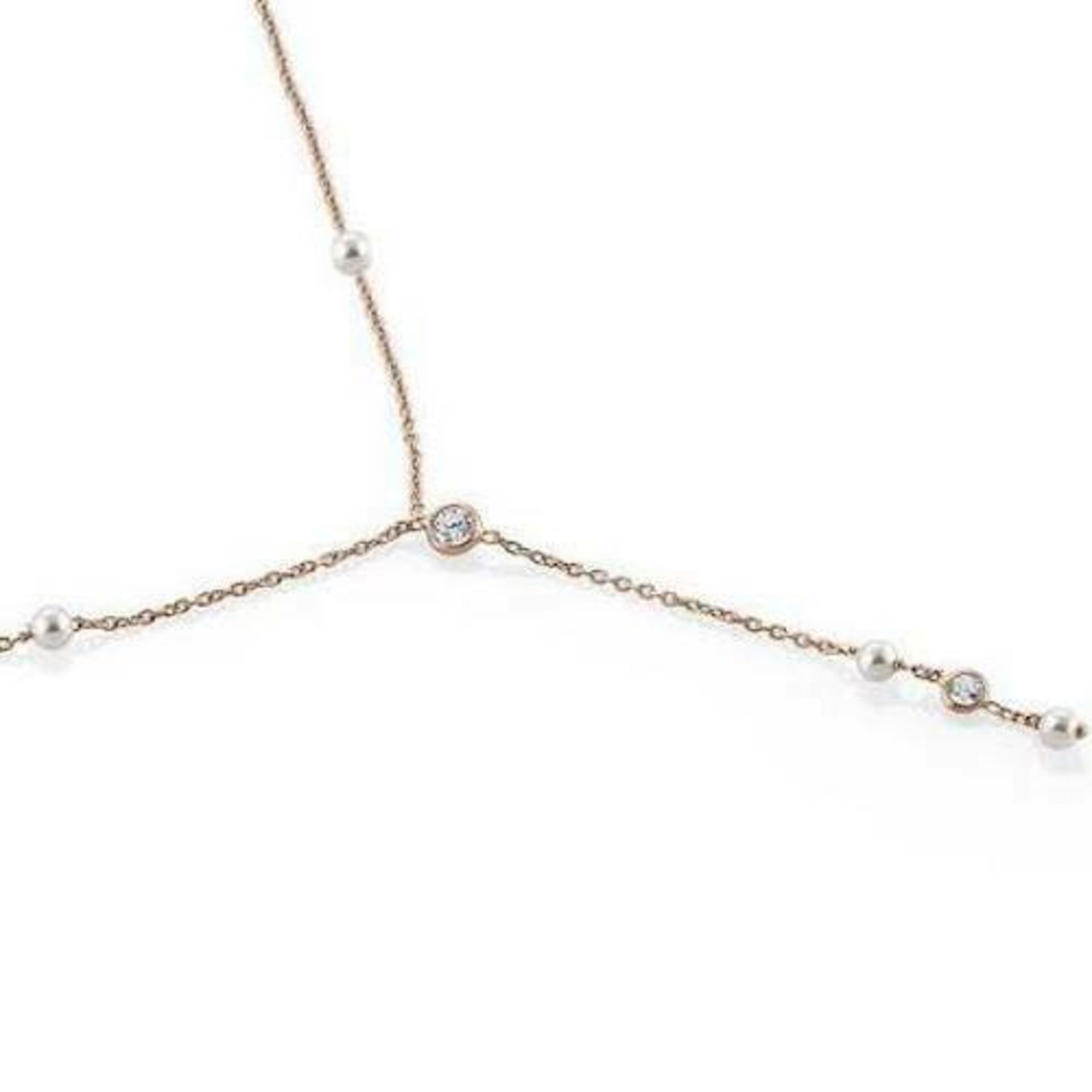 Ladies Nomination Bella Rose gold pearl pendant necklace 142657 RRP £65Condition ReportBRAND NEW