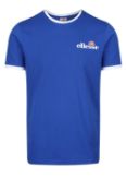 BRAND NEW ELLESSE SPORT BLUE T-SHIRT SIZE MEDIUM (PLEASE NOTE THERE IS NO WHITE LINE AROUND THE