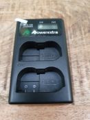 RRP £27.99 Powerextra 2 x 2200mAh EN-EL15 batteries and Charger