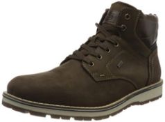 BRAND NEW BOXED Rieker Men's F8424 Fashion Boot, Cigar Pacific Toffee, 6.5 UK RRP £17
