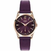 Henry London Hampstead Berry Purple Dial Ladies Watch HL30-US-0076 RRP £95 - PLEASE NOTE THE