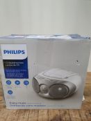 Philips Audio CD Player AZ215S/05 CD Player Radio (Dynamic Bass Boost, FM Digital Tuner, CD Shuffle/
