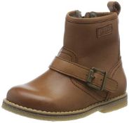 BRAND NEW BOXED Froddo Unisex Kids G2160055 Child Boot Ankle, Cognac, 8.5 UK RRP £40Condition