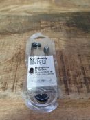 RRP £10.16 Skullcandy Ink'd 2.0 In-Ear Headphones with In-Line Microphone - Black