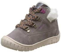 BRAND NEW BOXED Geox Baby-Girl B OMAR WPF A Boots, Grey (Smoke Grey C9006), 21 RRP £47