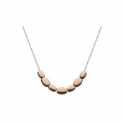 Ladies KIT HEATH Stepping Stone Rose Gold sterling silver Necklace RRP £110Condition ReportBRAND NEW