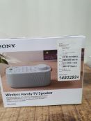 Sony Wireless Handy TV Speaker SRS-LSR200 - White