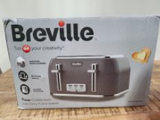 Breville VKT892 Flow 4-Slice Toaster with High-Lift and Wide Slots,