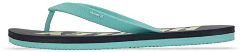 BRAND NEW Hurley Men's M One&Only Fastlane Sandal Flip-Flop, Aurora Green, 8/9 UK RRP £12Condition