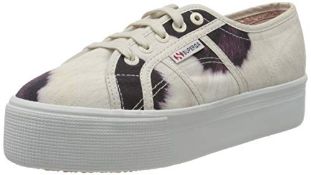 BRAND NEW Superga 2790-fantasy COTW Gymnastics Shoes, Beige (Beige Lt Sand/Cow A0u), 3 UK RRP £