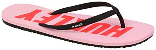 BRAND NEW Brand New Hurley Women's W OAO Fastlane Sandal Flip-Flop, Washed Pink, 4 UK RRP £