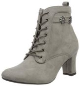 BRAND NEW Hirschkogel Women's 3618501 Ankle Boot, Gray, 7.5 UK RRP £48 Condition ReportBRAND NEW