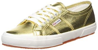 BRAND NEW Superga Unisex 2750-cotmetu Gymnastics Shoes, Yellow Yellow Gold 174, 10 UK RRP £