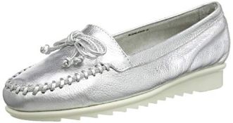 BRAND NEW Padders Women Bloom Moccasins, Silver (Silver 65), 3 UK RRP £44Condition ReportBRAND NEW