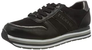 BRAND NEW Tom Tailor Women's 9095501 Sneaker, Black, 5.5 UK RRP £25 Condition ReportBRAND NEW