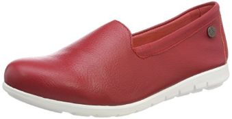 BRAND NEW Jonny's Women's Sport Low-Top Slippers, Red (Pomodoro 012), 8 UK RRP £50 Condition