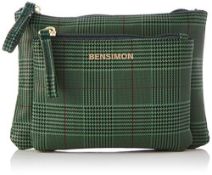 BRAND NEW Bensimon Women's DBE Card Holder Rainy Tartan, Sauge, TU RRP £10 Condition ReportBRAND