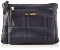 BRAND NEW Bensimon Women's DBE Card Holder Rainy Tartan, Marine, TU RRP £20Condition ReportBRAND