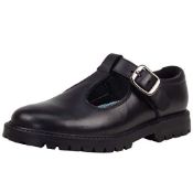 BRAND NEW Term Connie T Bar School Uniform Shoe, Black, 10 UK RRP £20 Condition ReportBRAND NEW