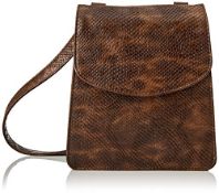 BRAND NEW Bensimon Women's Retro Mini Bag Exotic LINE, Cognac, TU RRP £25 Condition ReportBRAND NEW