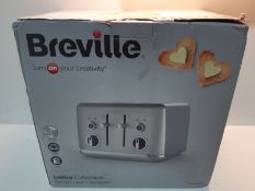 RRP £27.95 Breville Lustra 4-Slice Toaster with High Lift