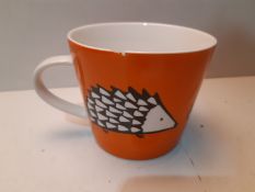 RRP £12.00 Scion SC-0195 Medium Spike Standard Mug, 350ml, Orange, Porcelain
