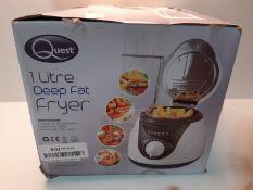 RRP £21.99 Quest 35150 1L Deep Fat Fryer;Non-Stick Basket With