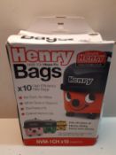 RRP £9.98 Henry NVM-1CH/907075 HepaFlo Vacuum Bags, Pack of 10