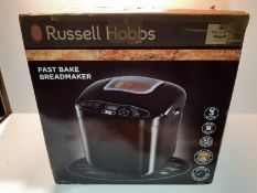 RRP £59.99 Russell Hobbs 23620 Compact Fast Breadmaker, 660 W, Black