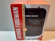 RRP £19.50 George Foreman 25800 Small Fit Grill - Versatile Griddle