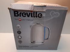 RRP £31.98 Breville Impressions Electric Kettle, 1.7 Litre, 3 KW Fast Boil, White [VKJ378]