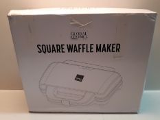 RRP £24.62 Global Gourmet by Sensiohome Square Waffle Maker Iron