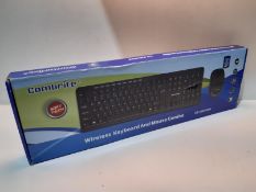 RRP £14.95 Combrite Wireless Keyboard And Mouse Set