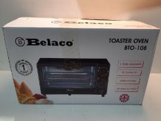 RRP £33.76 Belaco Mini 9L Toaster Oven Tabletop Cooking Baking