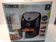 RRP £49.99 Tower T17021 Family Size Air Fryer with Rapid Air Circulation