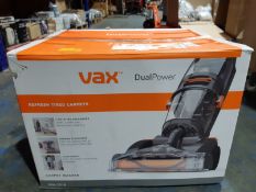 RRP £119.99 Vax W86-DP-B Dual Power Carpet Cleaner, 2.7 Litre, 800 W, Grey/Orange