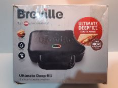 RRP £29.99 Breville Ultimate Deep Fill Toastie Maker | 2 Slice