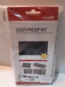RRP £12.62 Althemax dust caps cover & tempered glass set package
