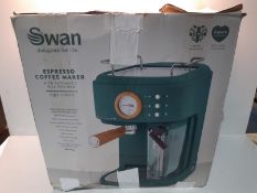 RRP £145.00 Swan Nordic One Touch Espresso Machine