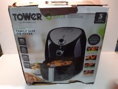 RRP £49.99 Tower T17021 Family Size Air Fryer with Rapid Air Circulation