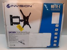 RRP £24.95 Invision TV Wall Bracket Mount for 24-55 Inch Screens