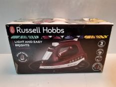 RRP £8.40 Russell Hobbs 24820 Light and Easy Brights Iron, Ceramic, 2400 W, Mulberry
