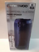 RRP £18.06 Daewoo Fabric Bluetooth Wireless Speaker with Dual 5W Power Audio Output