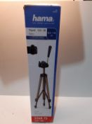 RRP £13.98 Hama 4175;Star 75 Camera Tripod;Up to 125cm;Incl. Carrying Bag;Black