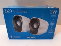 RRP £14.99 Logitech Z120 Compact PC Stereo Speakers