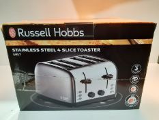 RRP £39.25 Russell Hobbs 28364 Stainless Steel Toaster